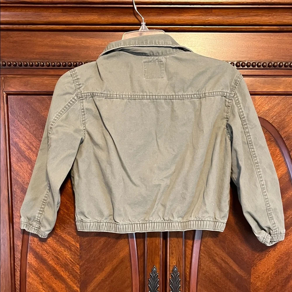 OshKosh B'gosh Girl’s Khaki Crop Jacket